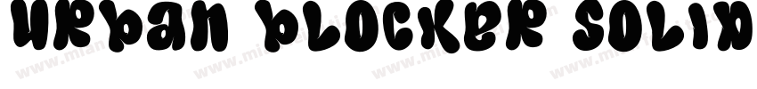 Urban Blocker Solid字体转换